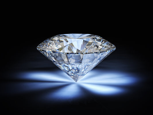 diamond classic cut on white background