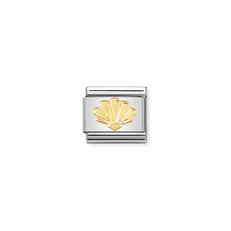 Nomination Shell 18ct Gold and Stainless Steel Composable Charm