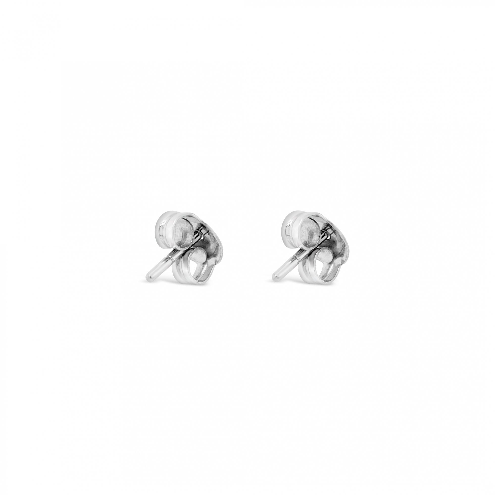 14ct White Gold 0.83ct Orange Sapphire & 0.94ct Diamond Drop Earrings