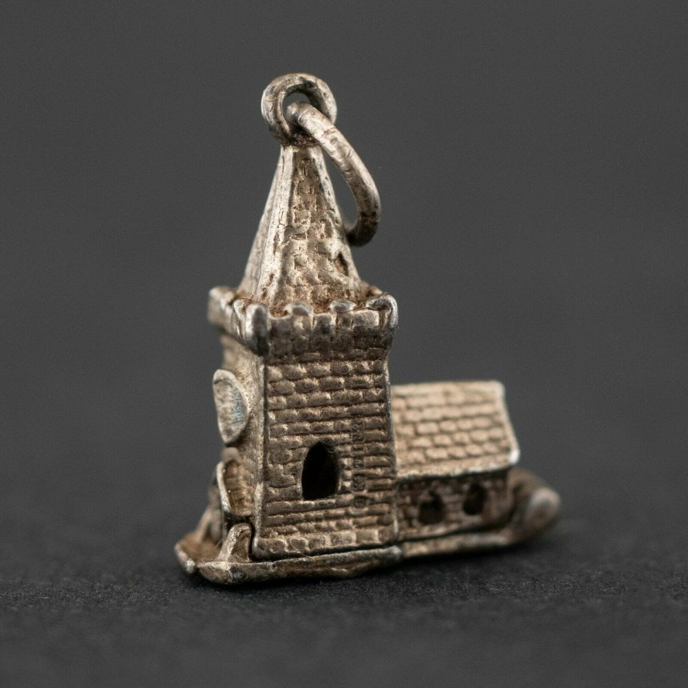 Silver 925 Church Charm/Pendant 3.9 grams