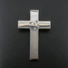 Silver 925 Cubic Zirconia Cross Pendant 6.9 grams