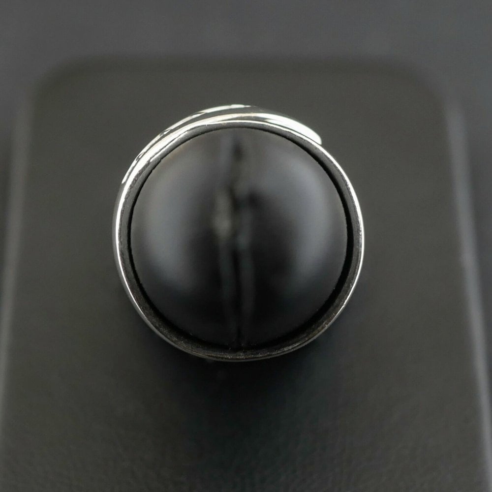 Silver 925 Square Cutout Ring 2.8 grams Size L 1/2