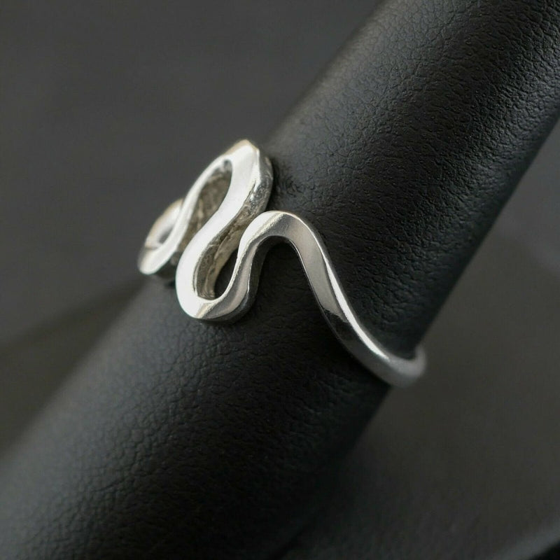 Silver 925 Wave Ring - Different Sizes Available
