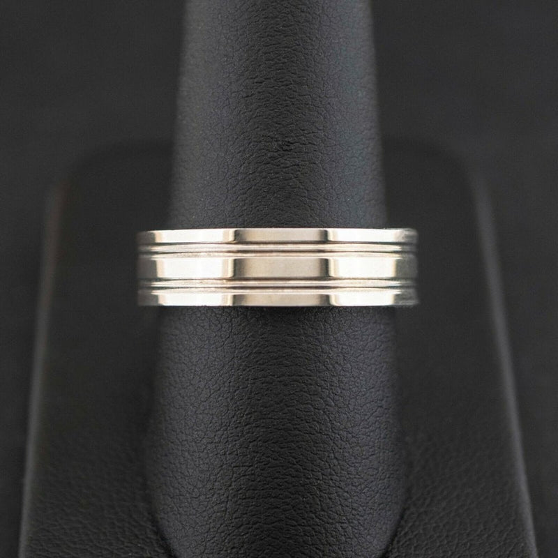 Argentium 935 Silver Band Ring - Different Sizes Available