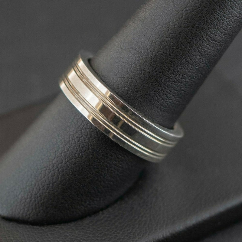 Argentium 935 Silver Band Ring - Different Sizes Available