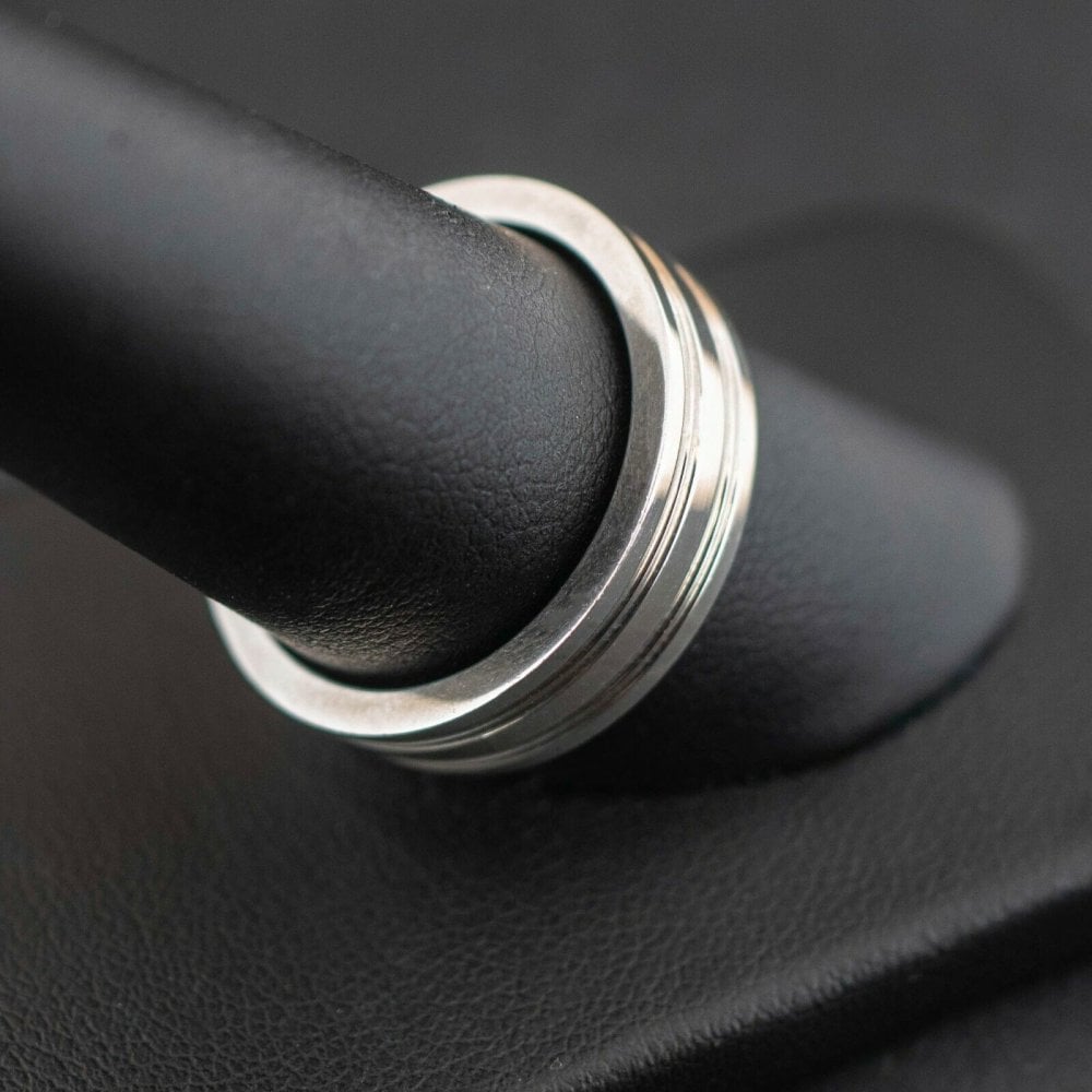 Argentium 935 Silver Band Ring - Different Sizes Available