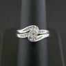 9ct White Gold Diamond 0.33ct Perfect Fit Bridal Set 4.4gms Size L