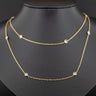 9ct Yellow Gold 1.45ct Diamond Necklace