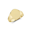 9ct Yellow Gold Oval Signet Ring