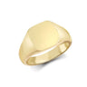 9ct Yellow Gold Squared Cushion Signet Ring