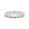 Platinum Approx. 0.75ct Channel Set Princess Cut Diamond Engagement Ring Size M 1/2