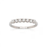 Platinum Approx. 0.33ct 7 Stone Diamond Ring Size K 1/2