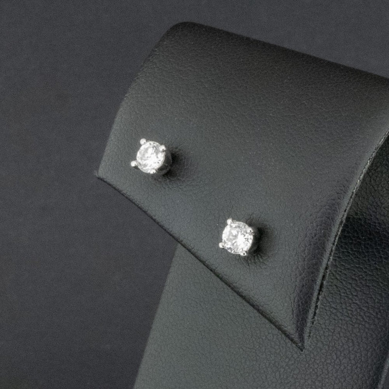 18ct White Gold Approx. 0.50ct Diamond Stud Earrings 1.2g