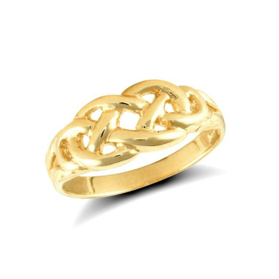 9ct Yellow Gold Filigree Celtic Ring