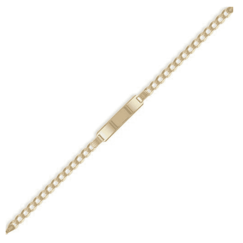 9ct Yellow Gold 7.5 Inch ID Bracelet