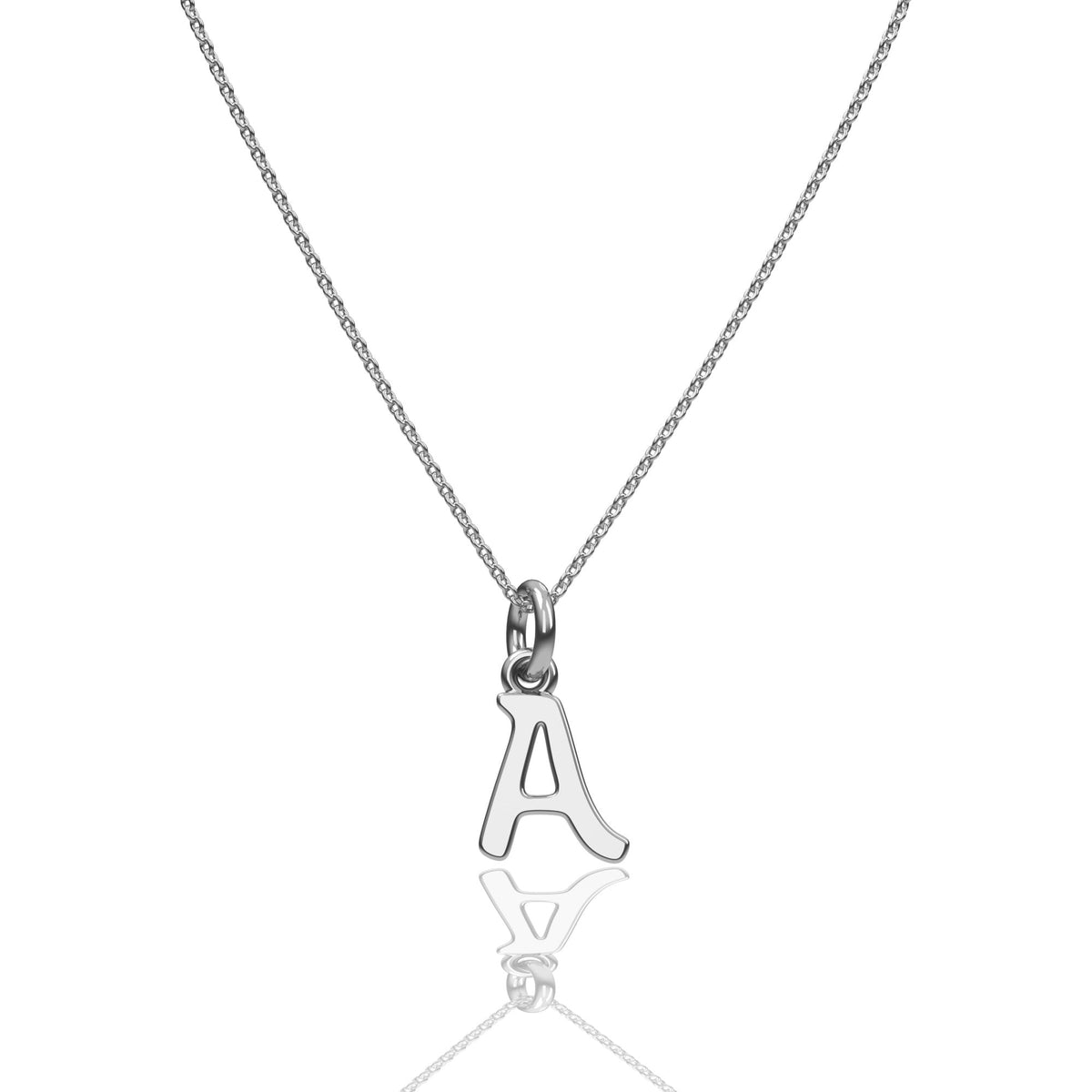 9ct Gold Initial Letter Pendant Necklace
