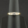 18ct Yellow Gold Approx. 0.25ct Diamond Ring Size M 3.9g