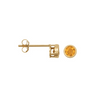 9ct Yellow Gold Citrine Stud Earrings