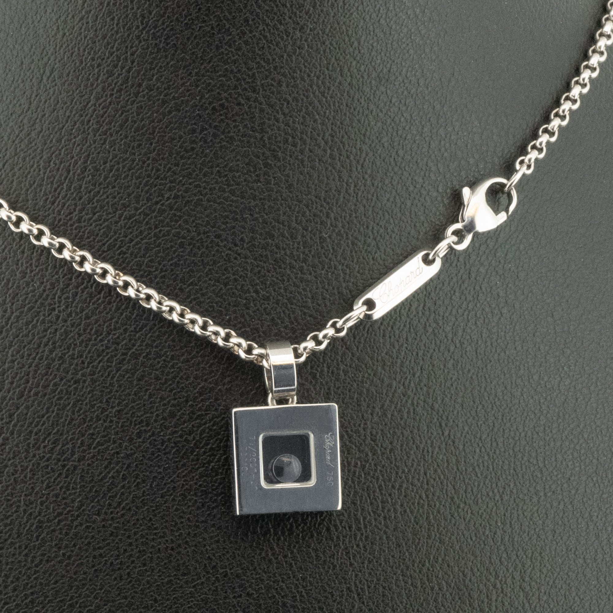 17 Inch Floating Diamonds Necklace 13.3g
