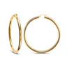 9ct Yellow Gold 57mm Hoop Earrings