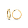9ct Yellow Gold 25mm Squared Hoop Earrings
