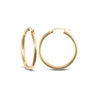 9ct Yellow Gold 25mm Ultra Light Hoop Earrings