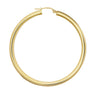 9ct Yellow Gold 45mm Hoop Earrings