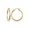 9ct Yellow Gold 30mm Twist Hoop Earrings