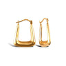 9ct Yellow Gold Handbag Creole Earrings