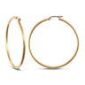 9ct Yellow Gold 45mm Hoop Earrings