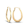 9ct Yellow Gold Creole Earrings