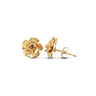 9ct Yellow Gold Flower Stud Earrings