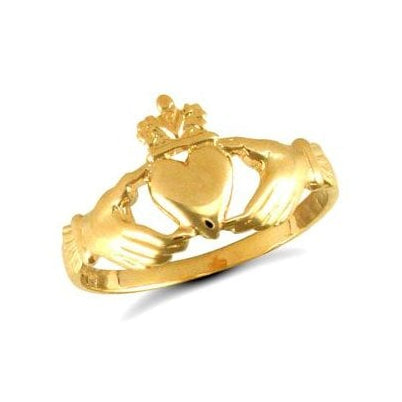 9ct Yellow Gold Claddagh Ring