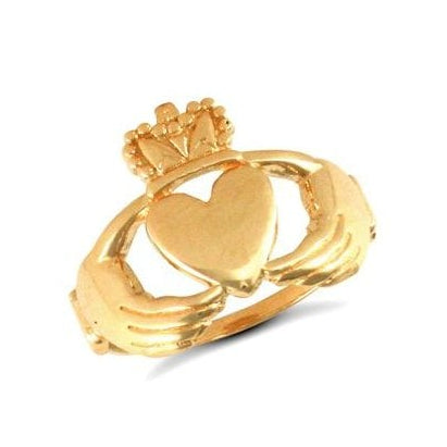 9ct Yellow Gold Claddagh Ring