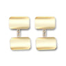 9ct Yellow Gold Rectangle Cufflinks