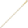 9ct Yellow Gold 3mm Paperclip Chain Bracelet