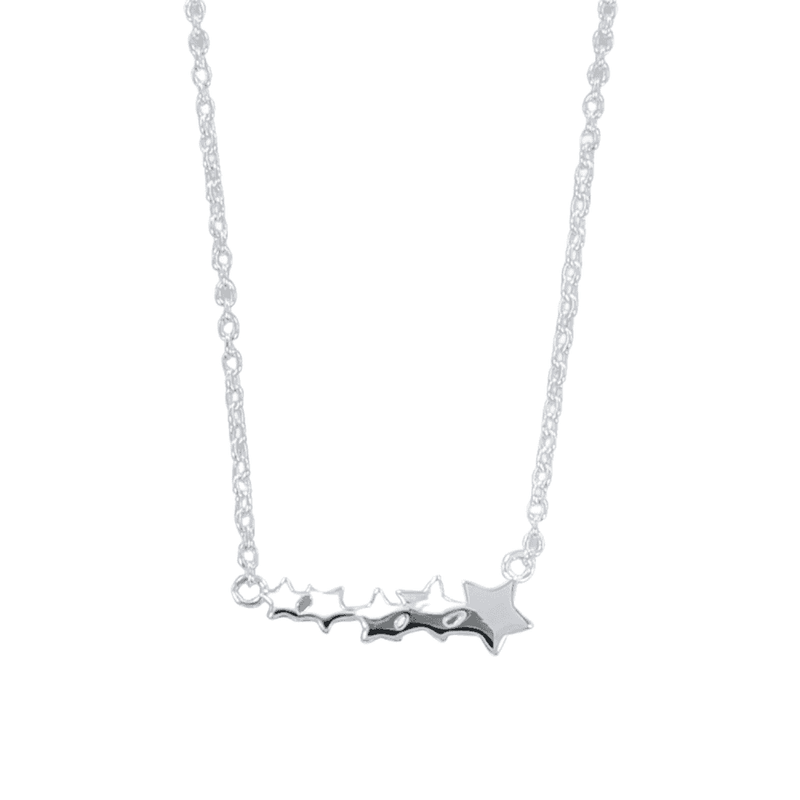 Silver Shooting Star Necklace