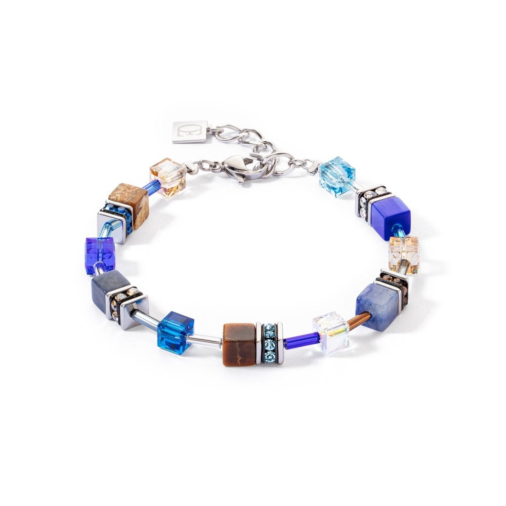 GeoCUBE® Iconic Precious Bracelet Blue Brown