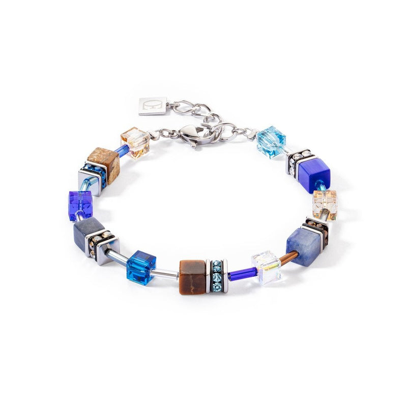 GeoCUBE® Iconic Precious Bracelet Blue Brown