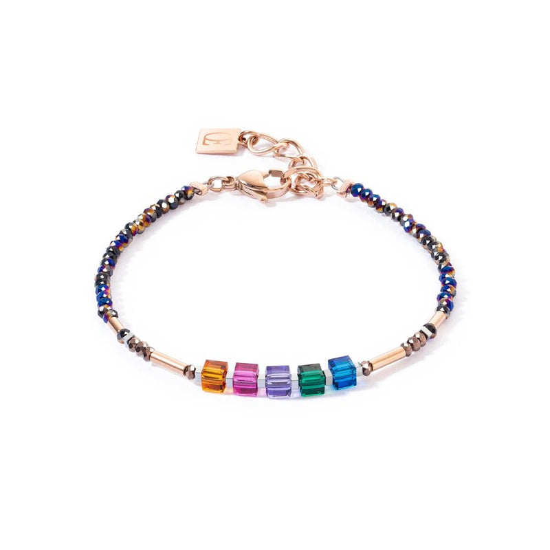Cube Story Minimalistic Sparkling Bracelet Multicolour Autumn