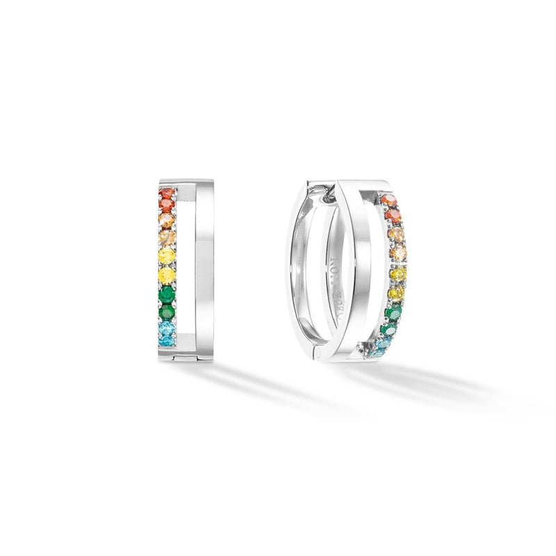 Eternal Unity Crystal Hoops Multicolour