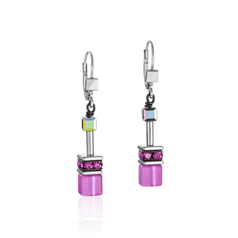 GeoCUBE® Earrings Pink