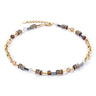 GeoCUBE® Chunky Chain Necklace Gold Brown