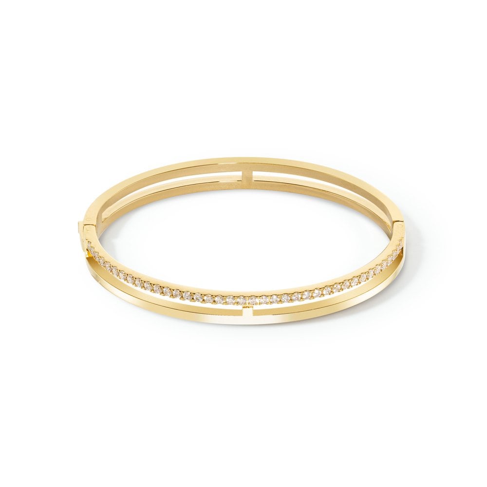 Eternal Unity Bangle Gold Crystal