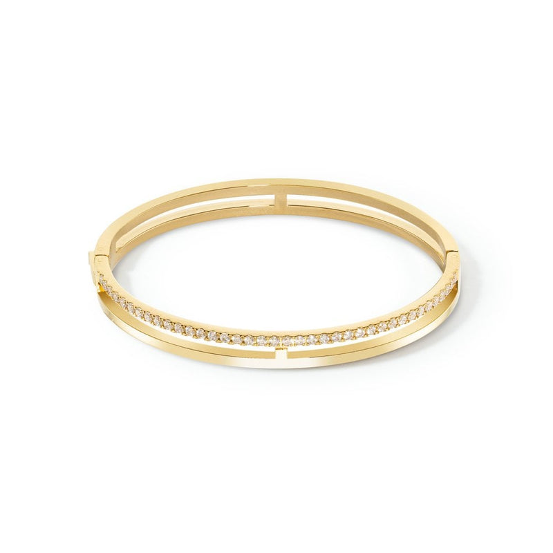 Eternal Unity Bangle Gold Crystal