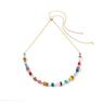 GeoCUBE® Iconic Nature Chain Necklace Dopamine
