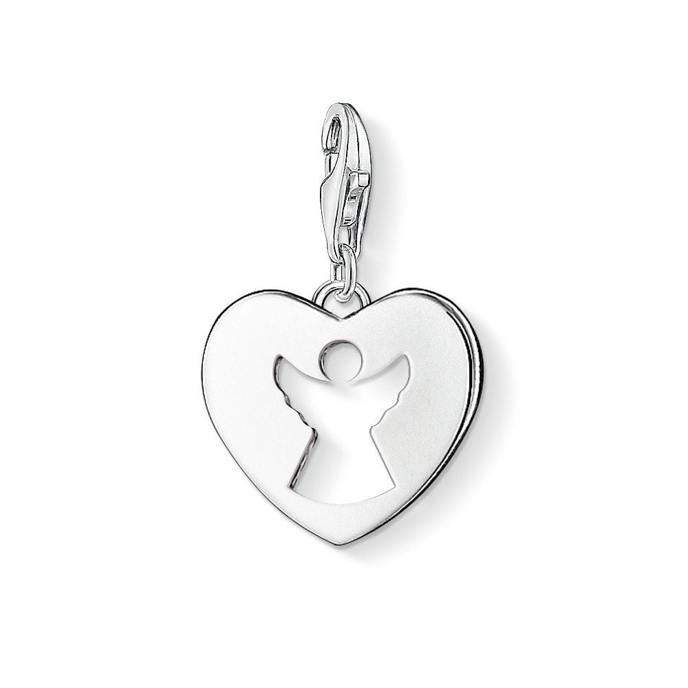 Charm Pendant Guardian Angel Heart