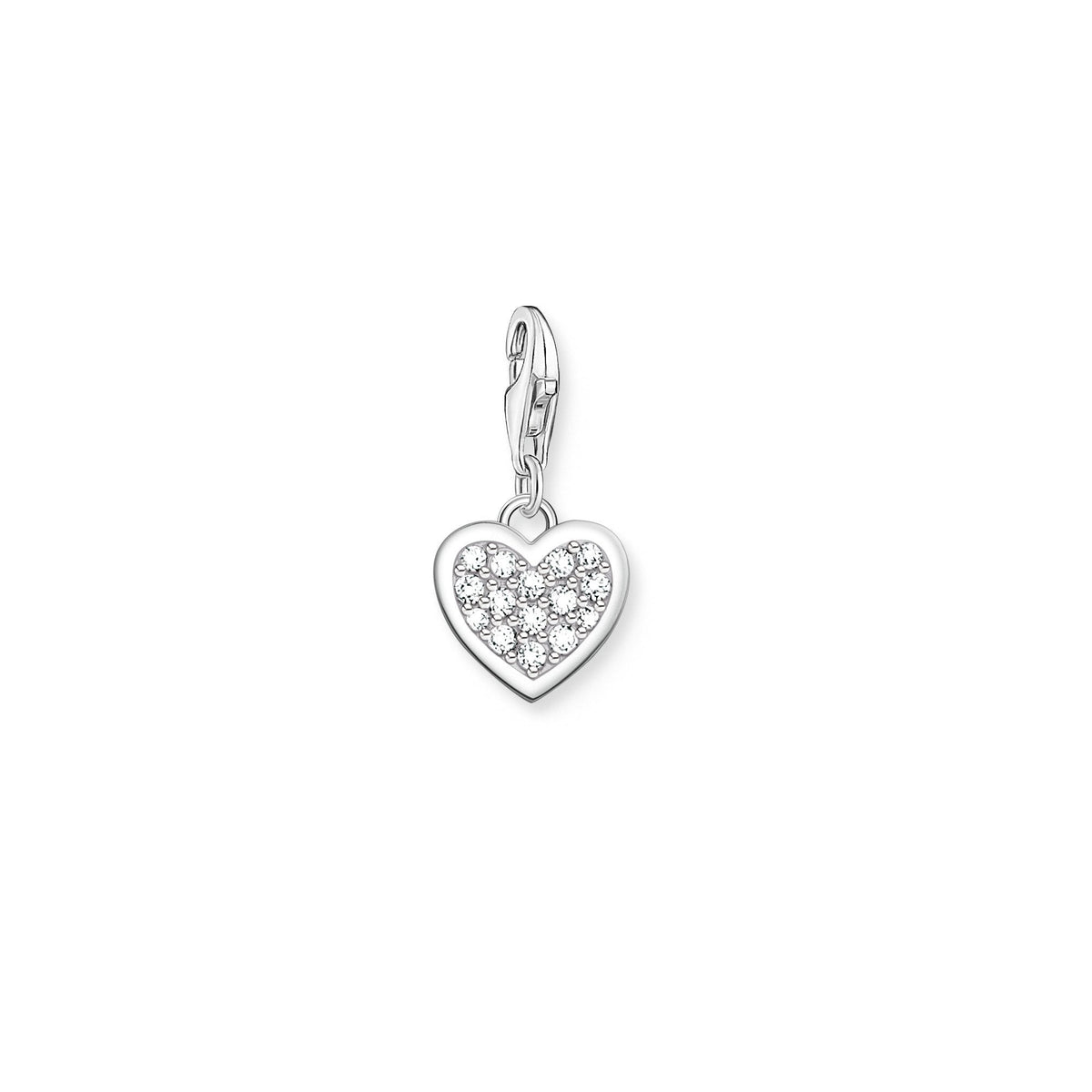 Charm Pendant Glitter Heart
