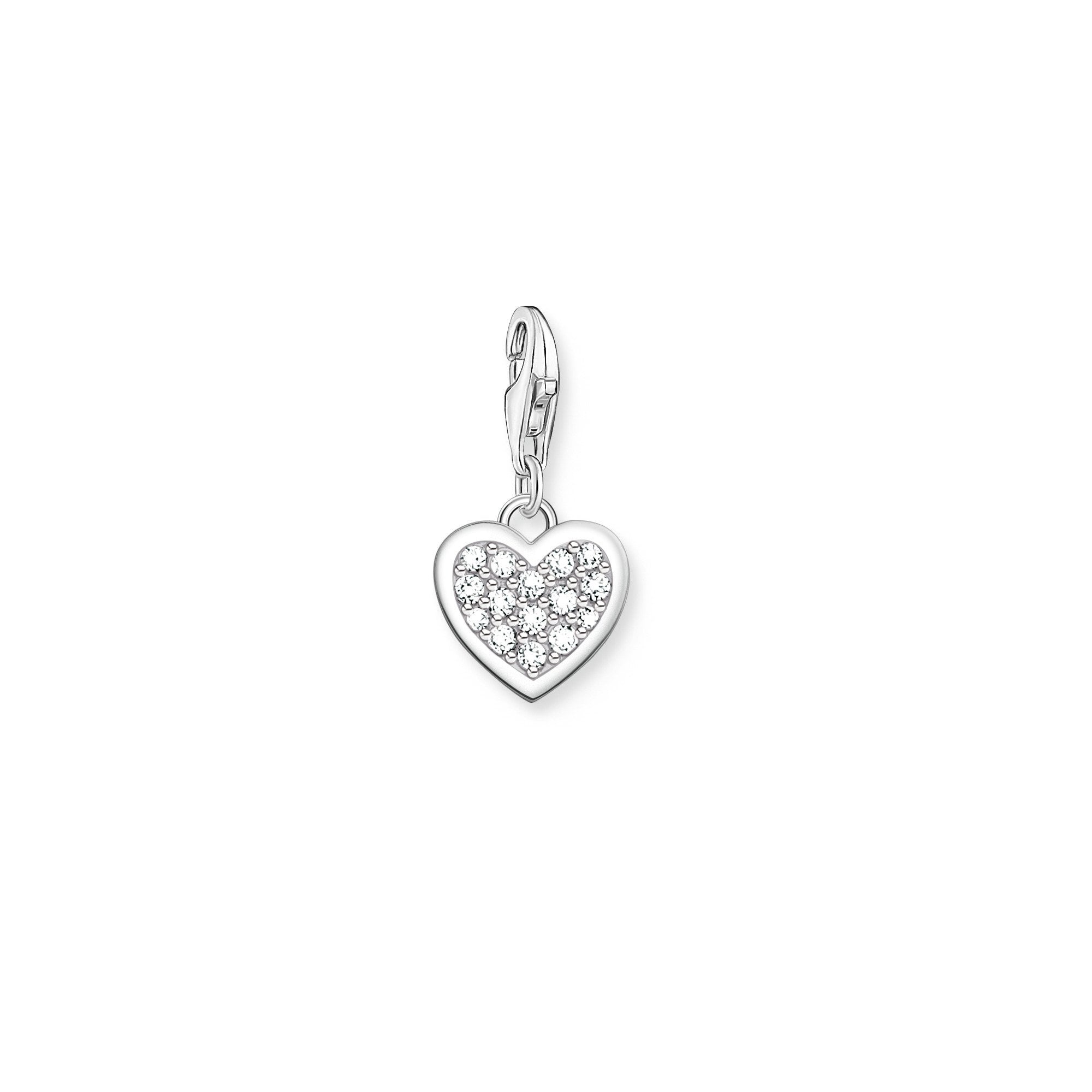 Charm Pendant Glitter Heart