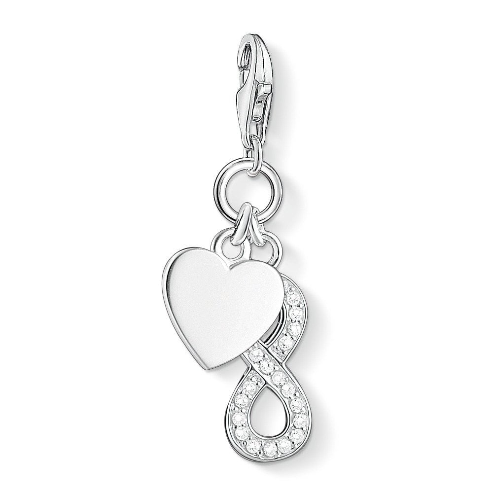 Charm Pendant Heart Infinity